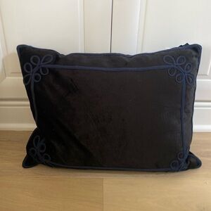 Ralph Lauren Merkel Home Collection Black Velvet throw pillows NWT $225